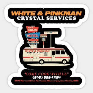 White and Pinkman Crystal Service Sticker